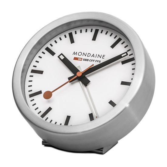 Picture of Mondaine table clock with alarm function Ø 12.5 cm