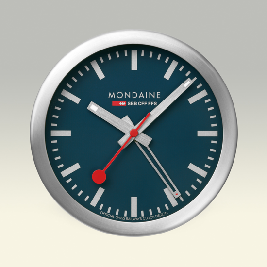 Picture of Mondaine table clock with alarm function Ø 12.5 cm