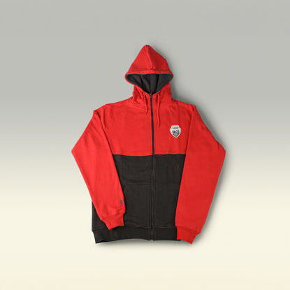 Bild von BRB Zip Hoody rot/schwarz