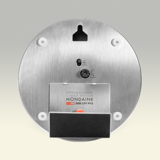 Picture of Mondaine table clock with alarm function Ø 12.5 cm